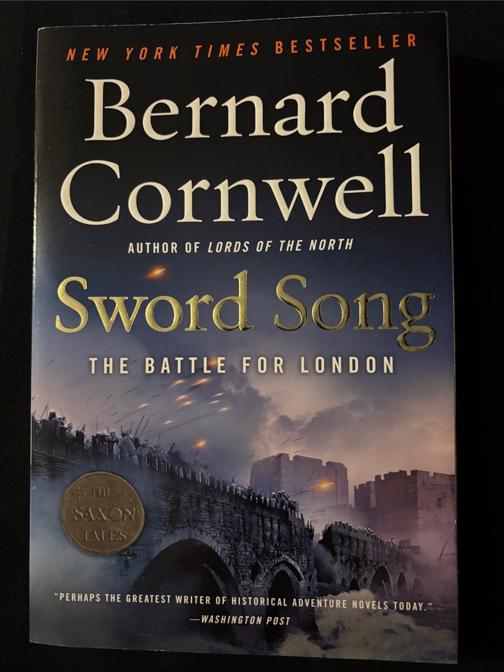 “Sword Song” by Bernard Cornwell - Paperback Book